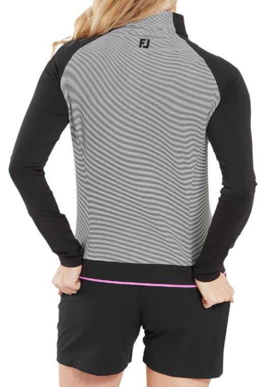 FootJoy 1/4-Zip Midlayer Damen Sweatshirt, schwarz