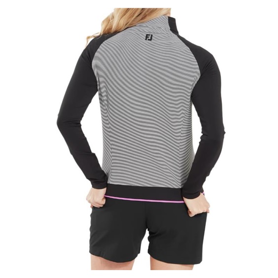 FootJoy 1/4-Zip Midlayer Damen Sweatshirt, schwarz