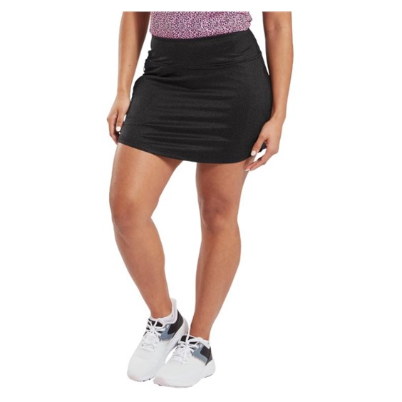FootJoy Aerial Performance Knit Golfrock, black animal print