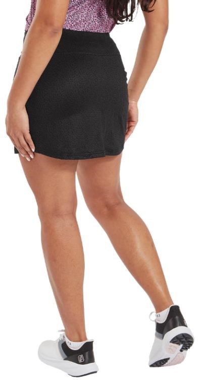 FootJoy Aerial Performance Knit Golfrock, black animal print
