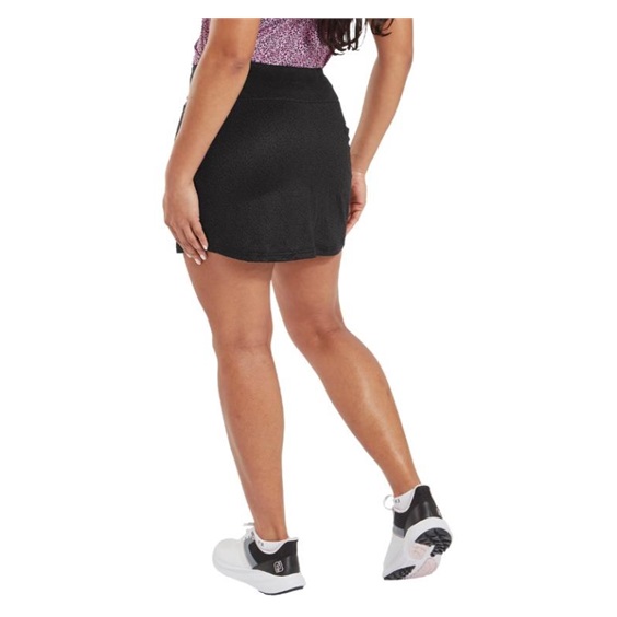 FootJoy Aerial Performance Knit Golfrock, black animal print