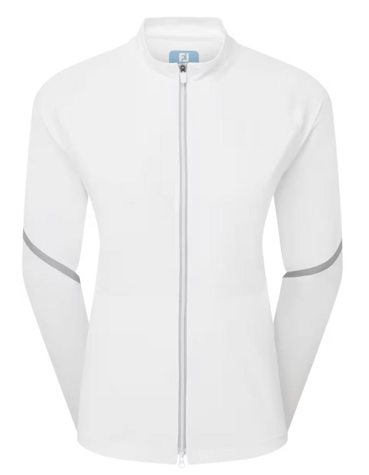 FootJoy TempoSeries Full-Zip Damen Regenjacke, weiss/grau
