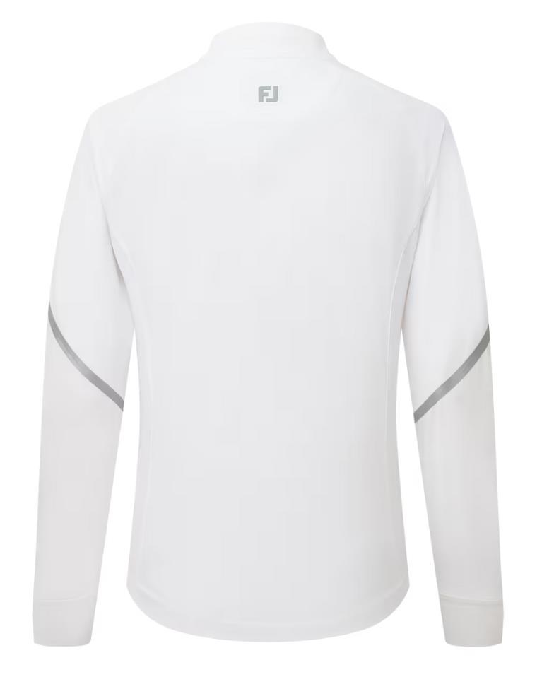 FootJoy TempoSeries Full-Zip Damen Regenjacke, weiss/grau