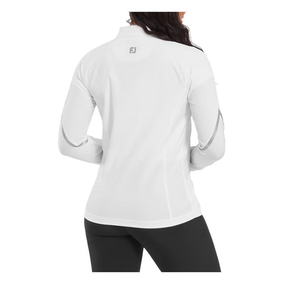 FootJoy TempoSeries Full-Zip Damen Regenjacke, weiss/grau