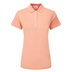 FootJoy Stretch Pique Solid Damen Poloshirt, papaya