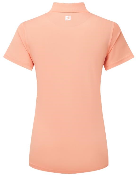 FootJoy Stretch Pique Solid Damen Poloshirt, papaya