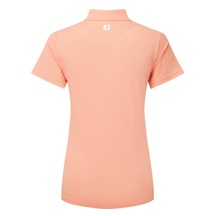 FootJoy Stretch Pique Solid Damen Poloshirt, papaya