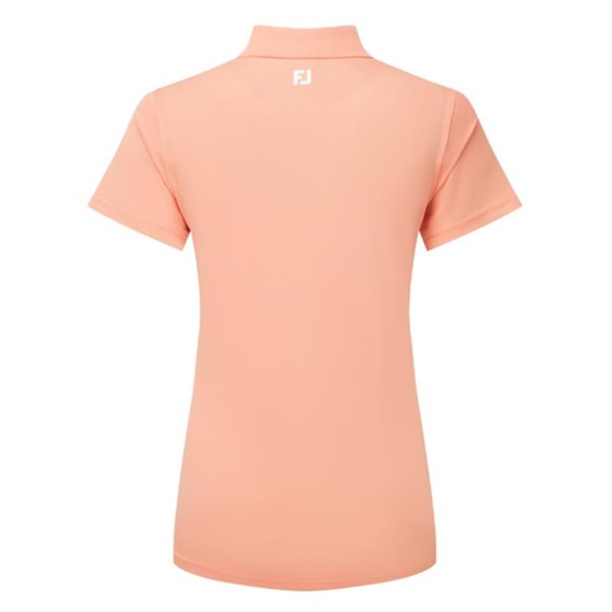 FootJoy Stretch Pique Solid Damen Poloshirt, papaya