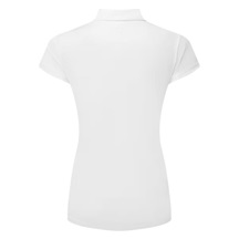 FootJoy Cap Sleeve Lisle Damen Poloshirt, weiss