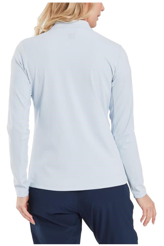FootJoy Full-Zip Debossed Midlayer Damen Sweatshirt, skyway