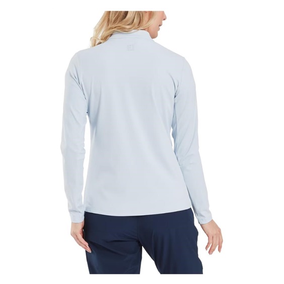 FootJoy Full-Zip Debossed Midlayer Damen Sweatshirt, skyway