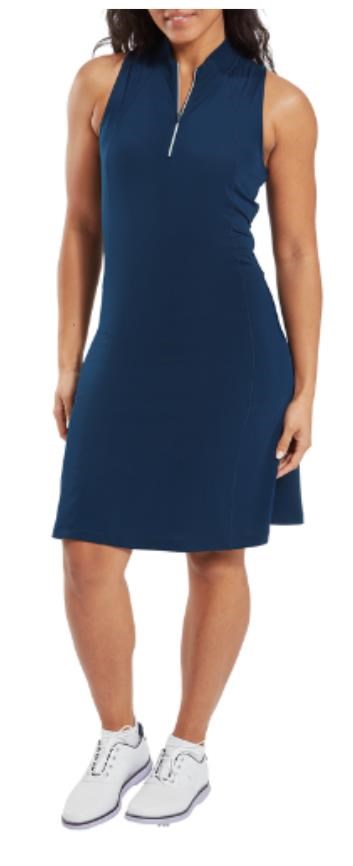 FootJoy 1/4-Zip Sleeveless Damen Golfkleid, dunkelblau