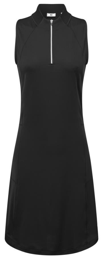 FootJoy 1/4-Zip Sleeveless Damen Golfkleid, schwarz