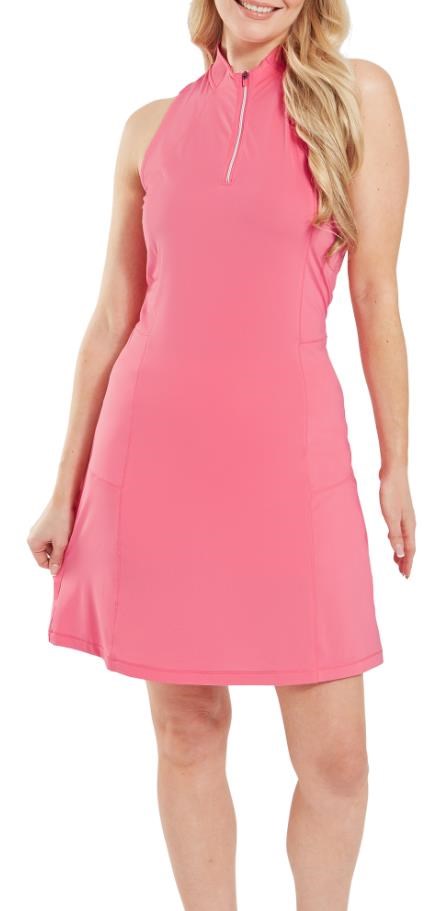 FootJoy 1/4-Zip Sleeveless Damen Golfkleid, rosa