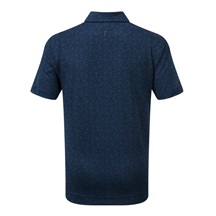 FootJoy Painted Floral Lisle Junior Poloshirt, dunkelblau