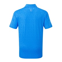 FootJoy Painted Floral Lisle Junior Poloshirt, cobalt