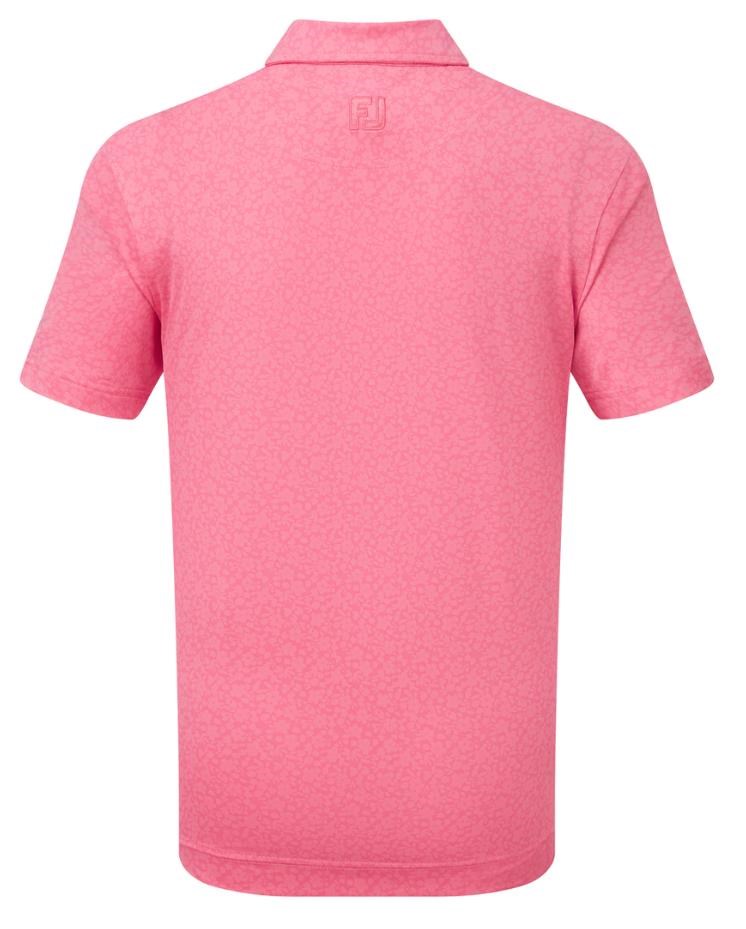 FootJoy Painted Floral Lisle Junior Poloshirt, rosa