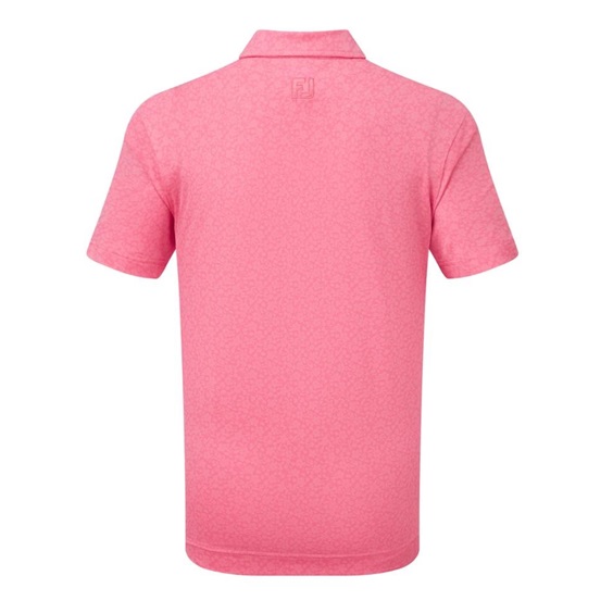 FootJoy Painted Floral Lisle Junior Poloshirt, rosa
