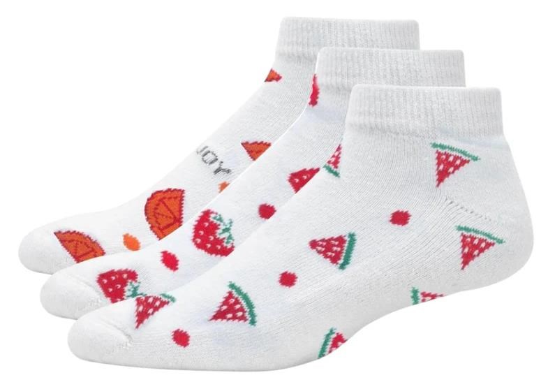 FootJoy ComfortSof Sportlet Fruit Damen Golfsocken, 3Paar