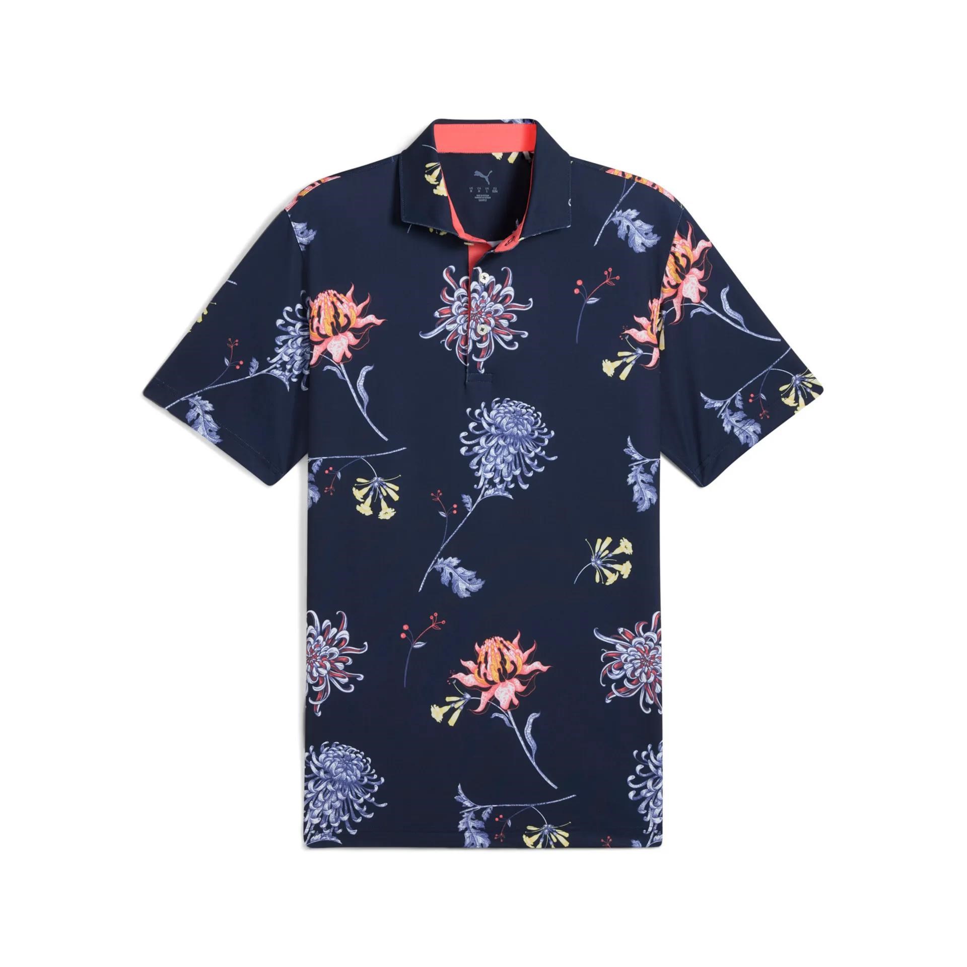 Puma MATTR Dahlia Herren Poloshirt, deep navy/blue horizon