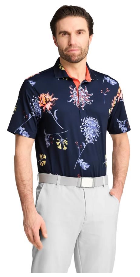 Puma MATTR Dahlia Herren Poloshirt, deep navy/blue horizon