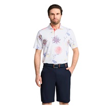 Puma MATTR Dahlia Herren Poloshirt, white glow/peach frost