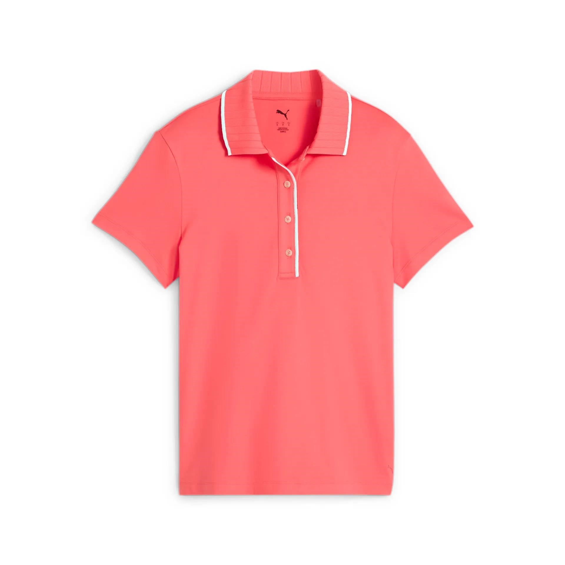 Puma Cloudspun Bridges Damen Poloshirt, peach frost