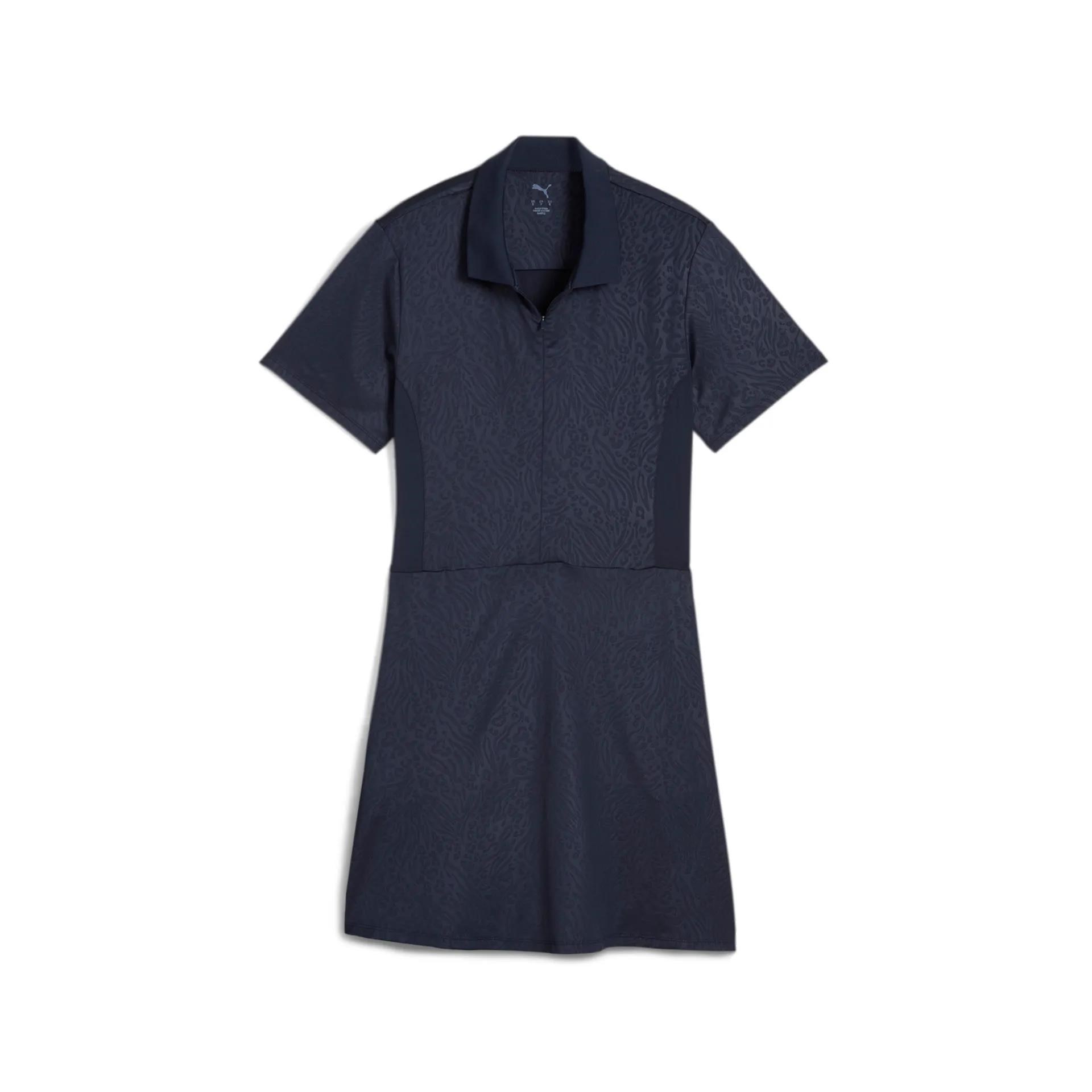 Puma Kassidy Animal Deboss Damen Golfkleid, dunkelblau