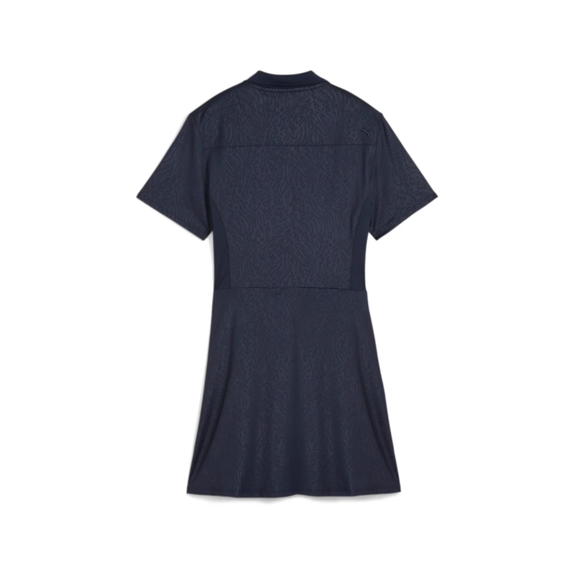Puma Kassidy Animal Deboss Damen Golfkleid, dunkelblau