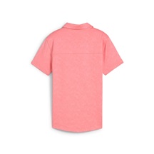 Puma MATTR Lianas Jacquard Damen Poloshirt, peach frost