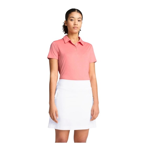 Puma MATTR Lianas Jacquard Damen Poloshirt, peach frost