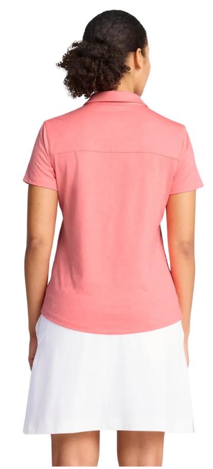 Puma MATTR Lianas Jacquard Damen Poloshirt, peach frost