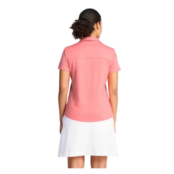 Puma MATTR Lianas Jacquard Damen Poloshirt, peach frost