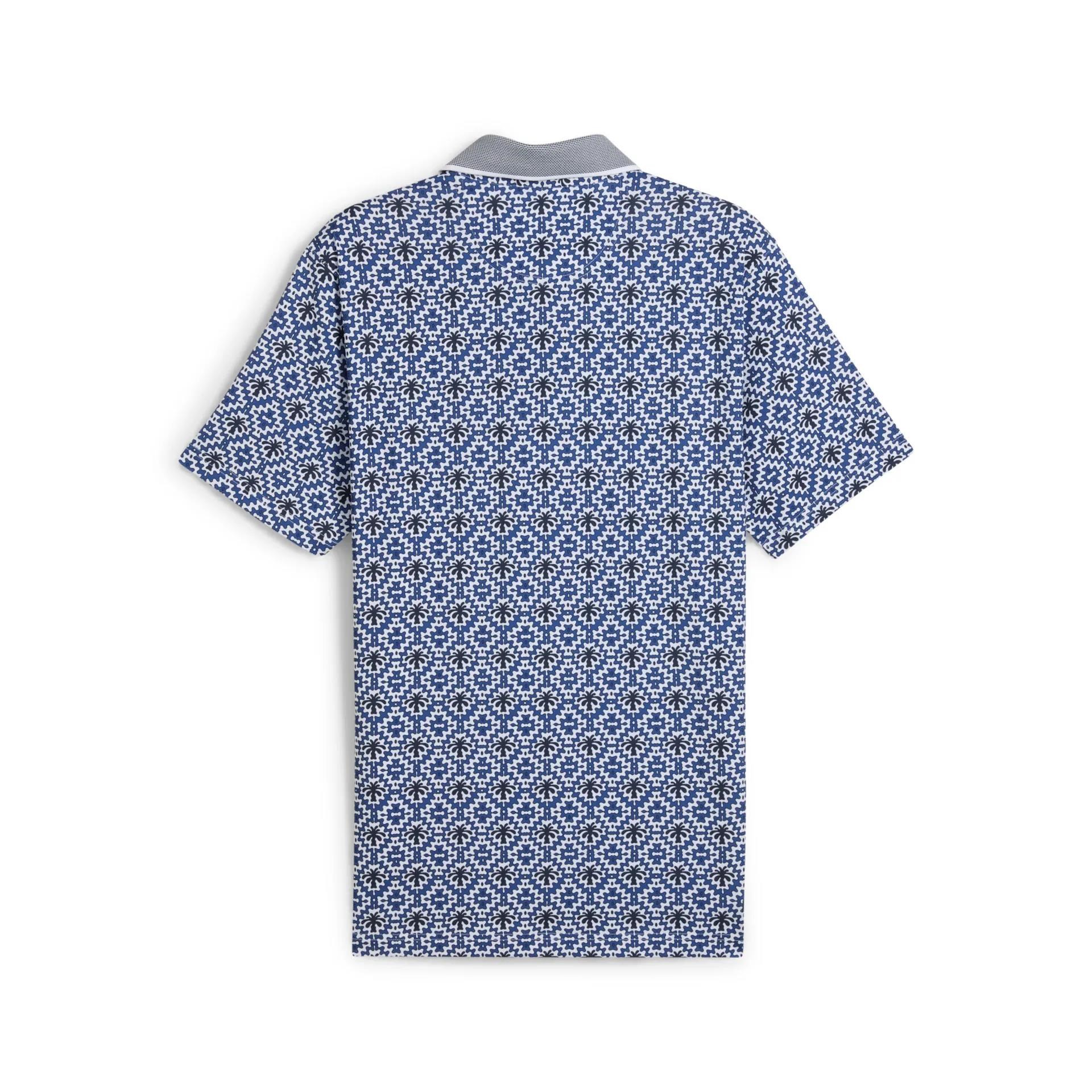 Puma X PTC Tile Herren Poloshirt, weiss/dunkelblau