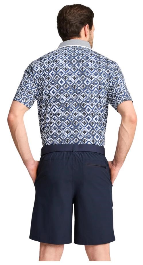 Puma X PTC Tile Herren Poloshirt, weiss/dunkelblau