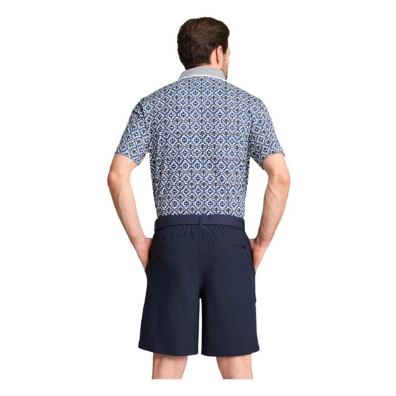 Puma X PTC Tile Herren Poloshirt, weiss/dunkelblau
