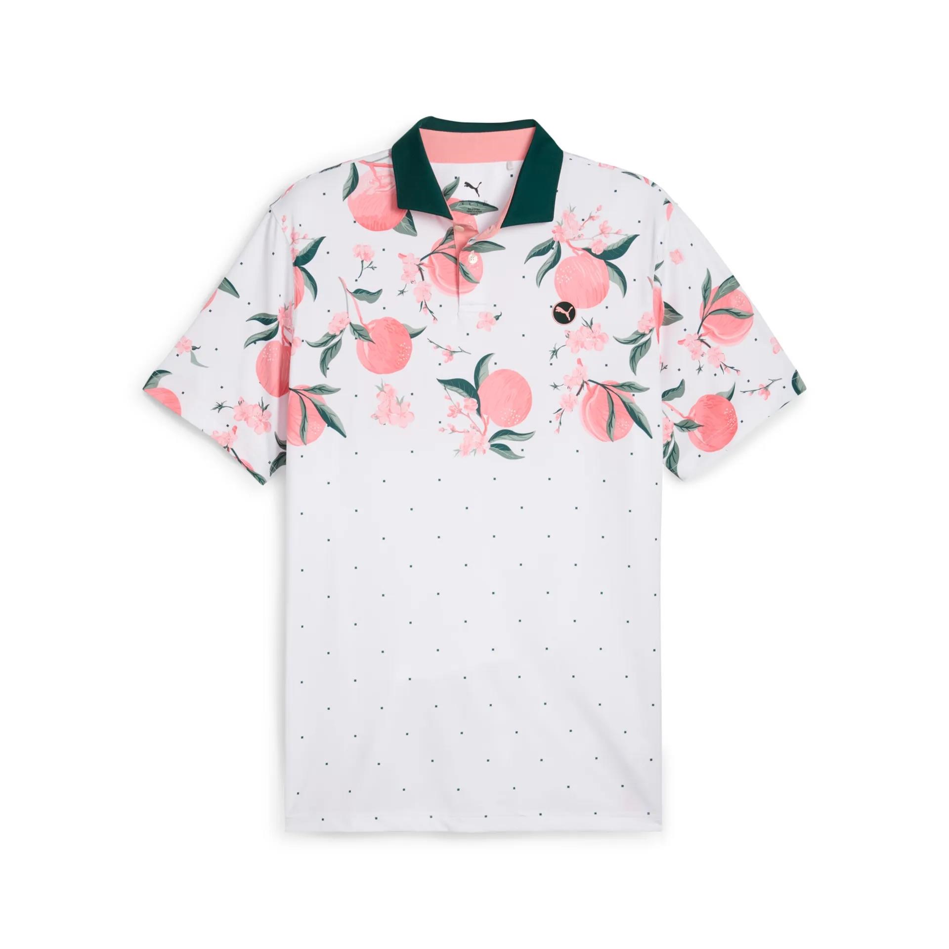 Puma MATTR Freshly Picked Herren Poloshirt, glow/pink fruit