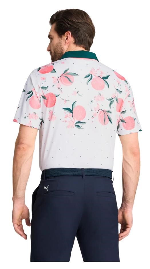 Puma MATTR Freshly Picked Herren Poloshirt, glow/pink fruit
