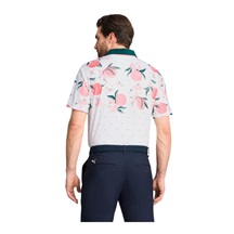 Puma MATTR Freshly Picked Herren Poloshirt, glow/pink fruit