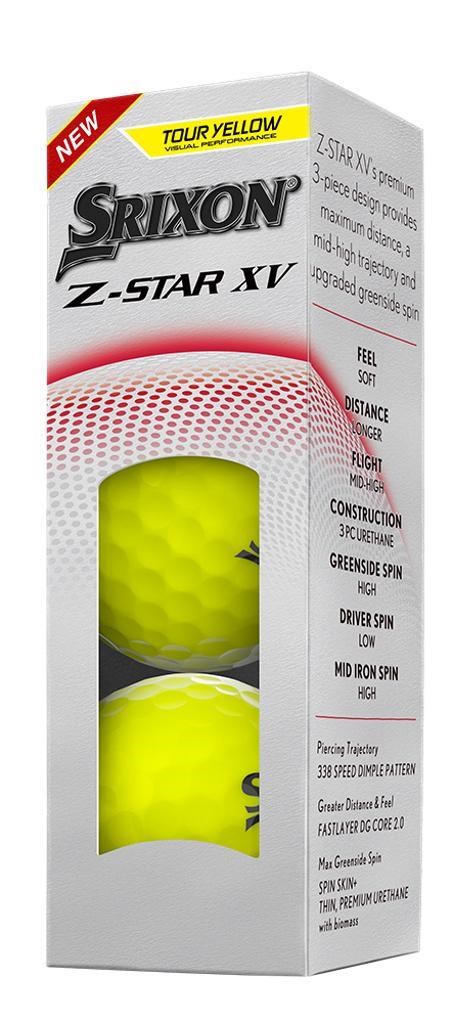 Srixon Z-Star XV Golfbälle, gelb