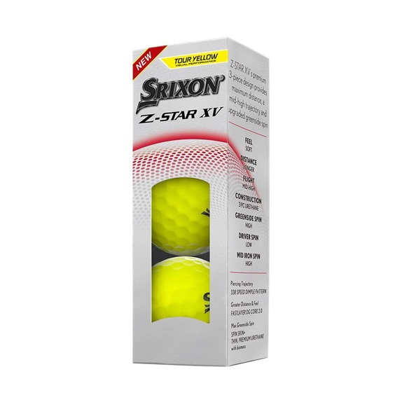 Srixon Z-Star XV Golfbälle, gelb