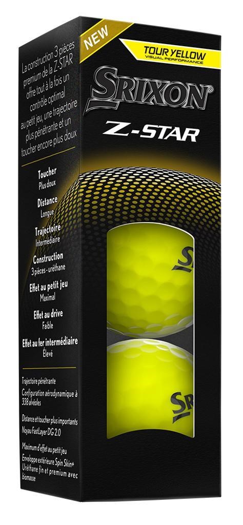 Srixon Z-STAR Golfbälle, gelb