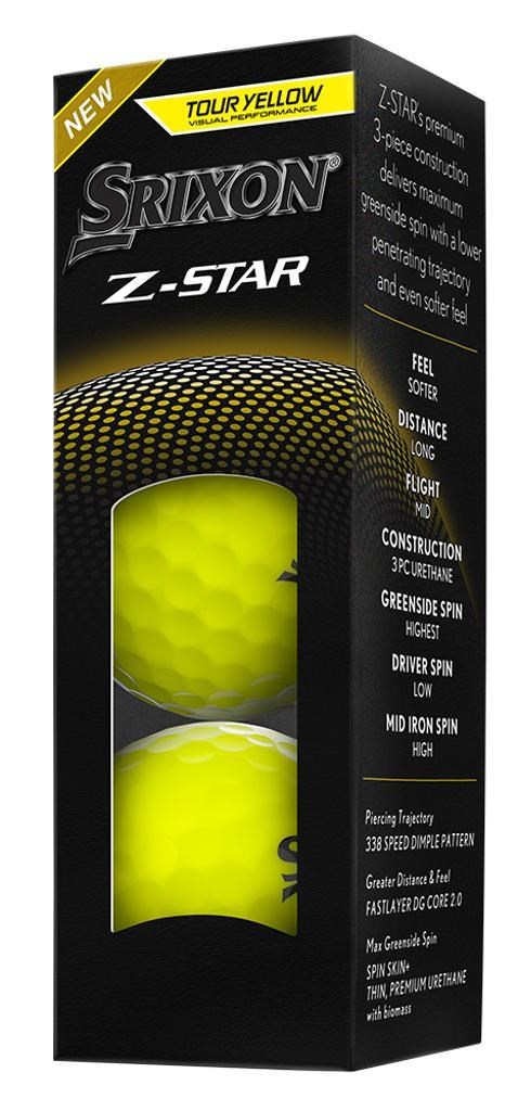 Srixon Z-STAR Golfbälle, gelb