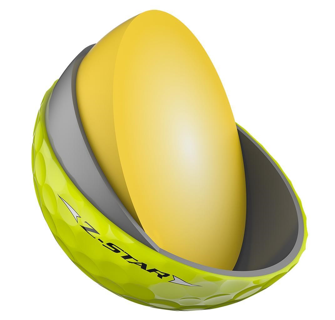 Srixon Z-STAR Golfbälle, gelb