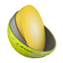 Srixon Z-STAR Golfbälle, gelb