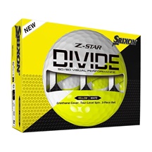 Srixon Z-Star DIVIDE Golfbälle, weiss/gelb