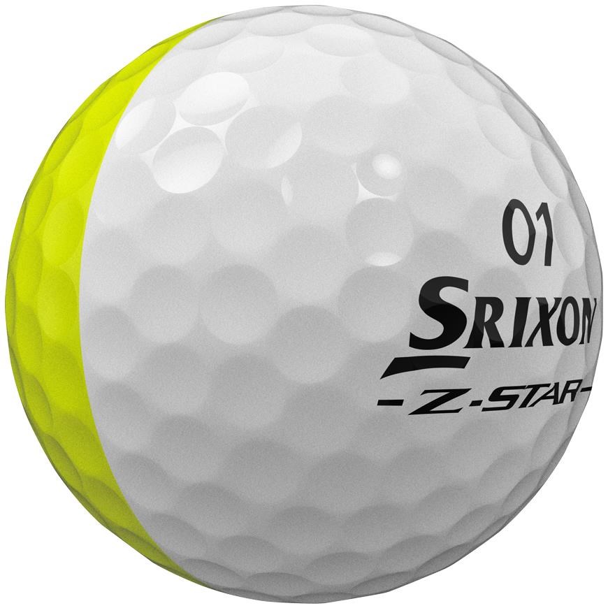 Srixon Z-Star DIVIDE Golfbälle, weiss/gelb