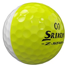 Srixon Z-Star DIVIDE Golfbälle, weiss/gelb