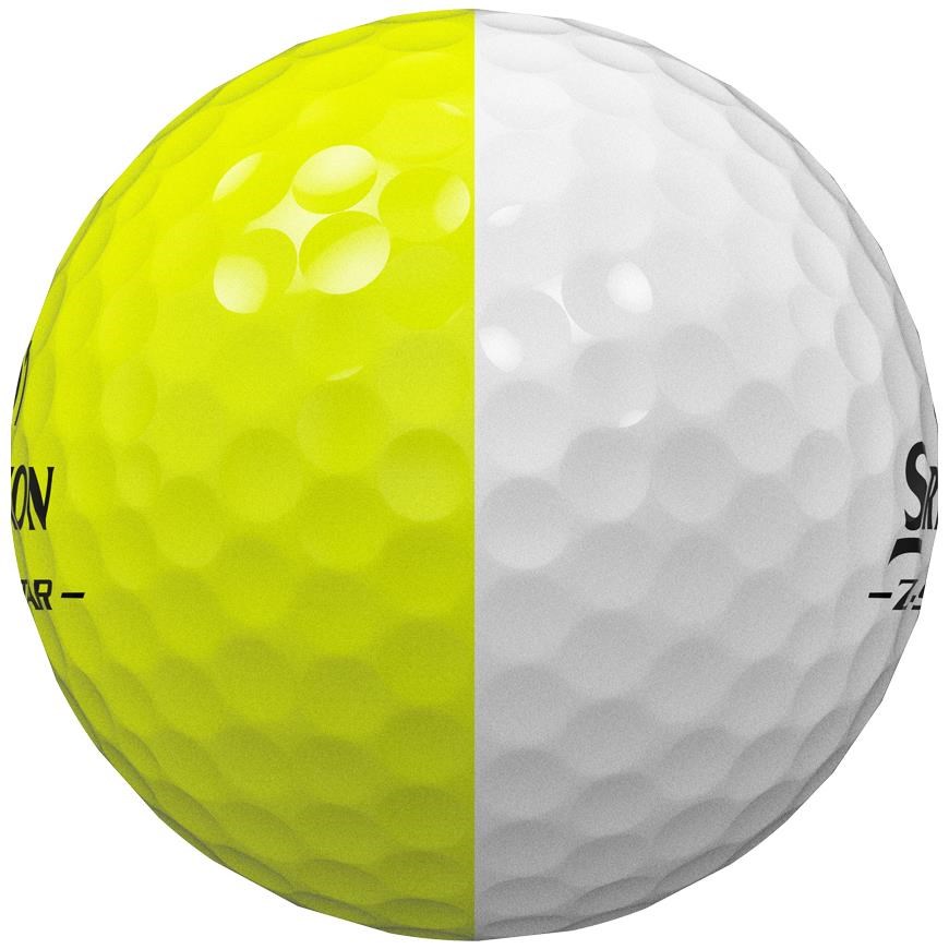 Srixon Z-Star DIVIDE Golfbälle, weiss/gelb