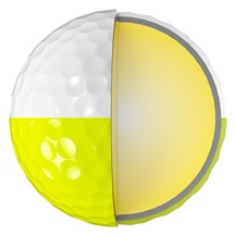 Srixon Z-Star DIVIDE Golfbälle, weiss/gelb